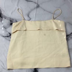 The row cream halter top